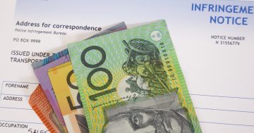 How long will it take to receive my speeding fine in Canberra?