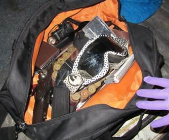 Shotgun seized from stolen van