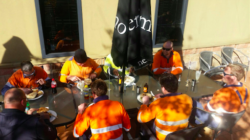 Canberra's number one work crew cafe