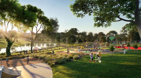 Denman Prospect playground (artist's impression)
