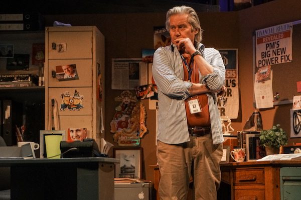 Peter Kowitz as veteran ABC journo Taffy Campbell. Photo: David James McCarthy