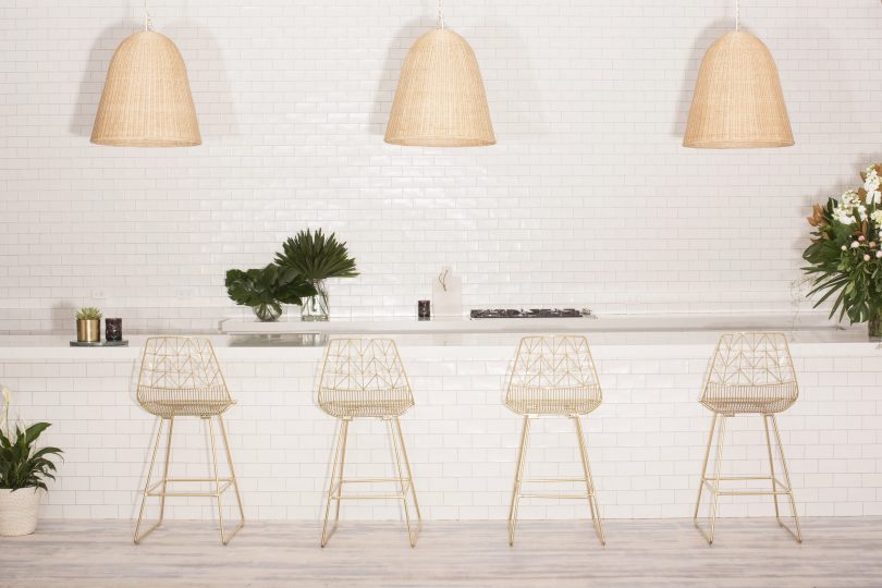 Gourmet kitchen complete with Carrara marble bench top