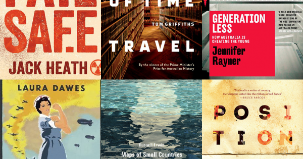 Six authors vie for 2017 ACT Book of the Year Award