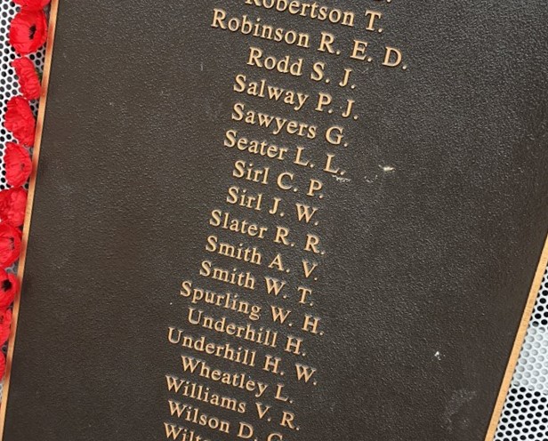 Lest We Forget, some of the names that appear on the Bega War Memorial. Photo: Ian Campbell