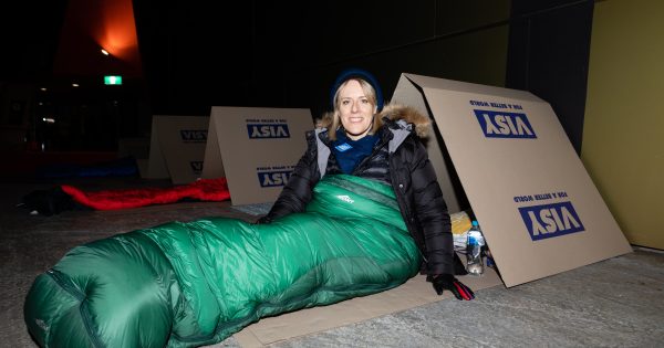 Canberra’s CEO Sleepout: Record funds and a reality check on the plight of the homeless
