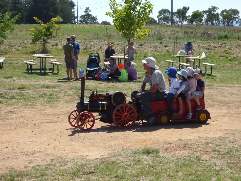 "George, the Traction Engine". Photo: Mick Richardson