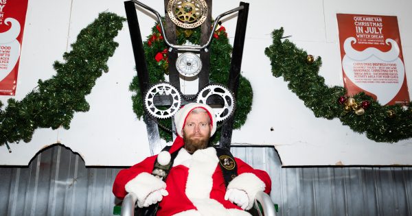 Queanbeyan 'elves' rewarded for making Christmas in July a winter fixture