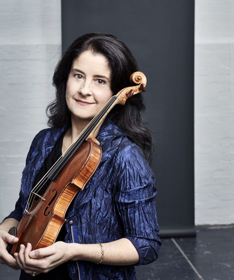 Violinist Dimity Hall.