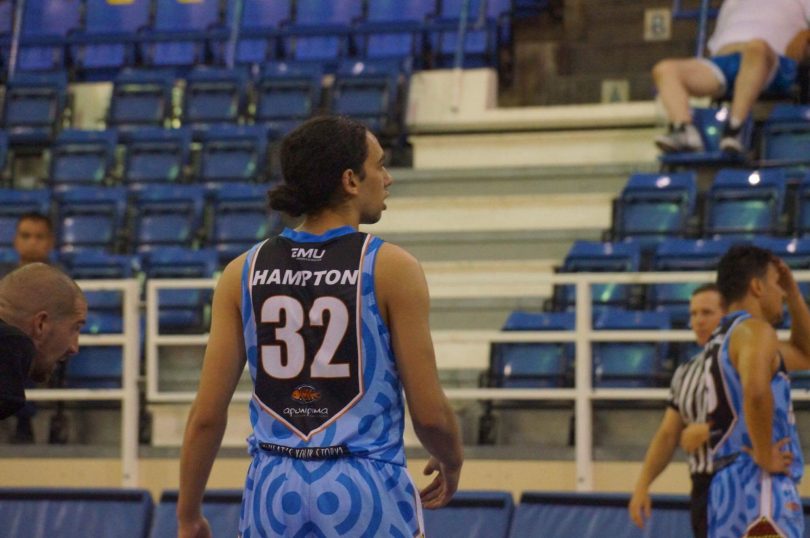 Jarrod Hampton said it means the "world" to him to represent his family and the Indigenous community. Photos: Supplied.