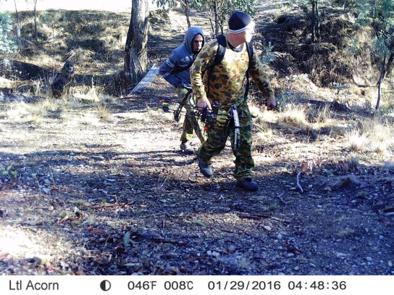 Monaro Police are hoping the community can help ID these two men. Photo: Monaro Police District.