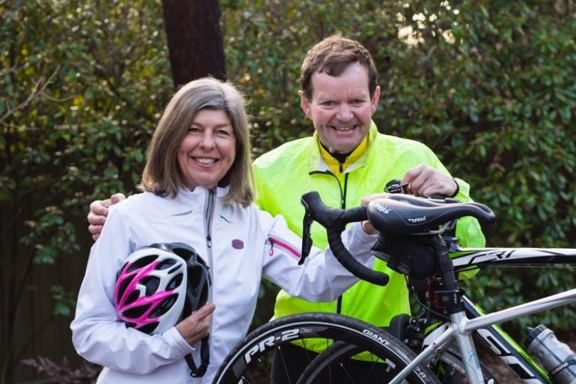 Former New Horizons participant, now volunteer, Mary Barr and her husband Colin.