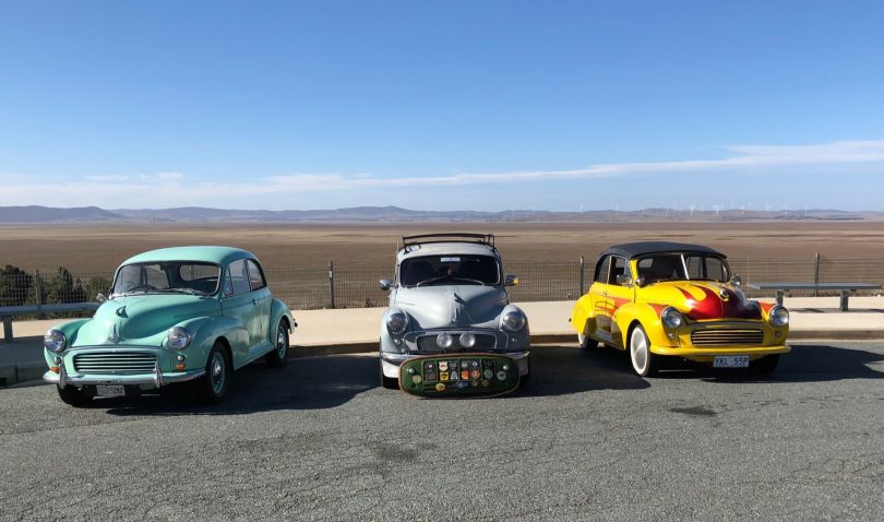 Around 100 Morris Minors from around Australia will converge on the Canberra region this weekend. Photo: Supplied