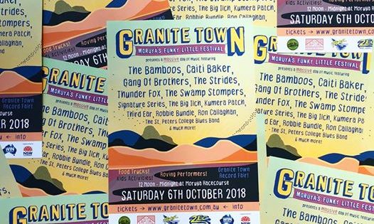 Granite Town this Saturday in Moruya - made for and by music lovers