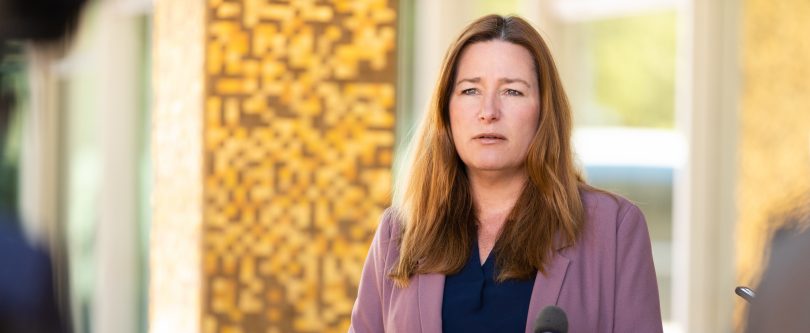 The matter was referred to the Committee by ACT Education Minister Yvette Berry on 4 April. File photo.