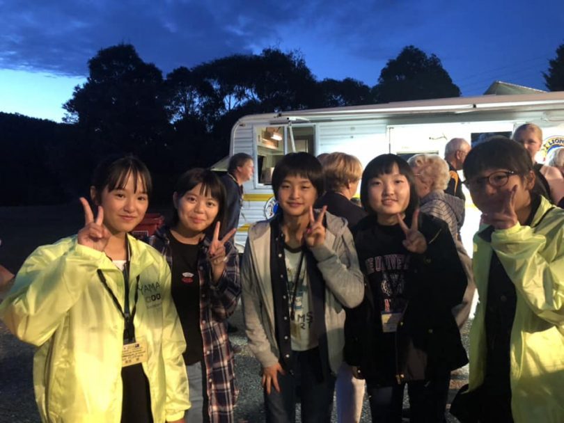 Students from Yamaga City arriving in Cooma on Sunday night. Photo: Cooma Yamaga Sister City Exchange.