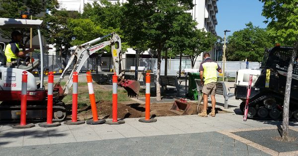 Work begins on #WodenExperiment to rejuvenate Town Square
