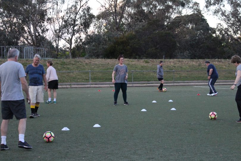 walking football