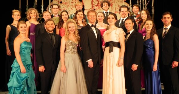 A night at the opera, basking in candlelight
