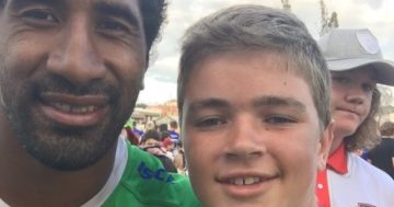A day at the footy - small gestures, but lasting moments