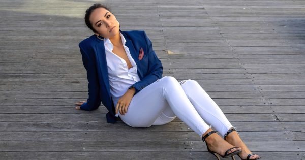 Tired of waiting to be discovered, Kirrah Amosa is now knocking on fame's door