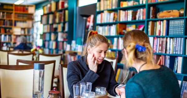 The new Beyond Q bookshop: Food, wine, music and 180,000 volumes