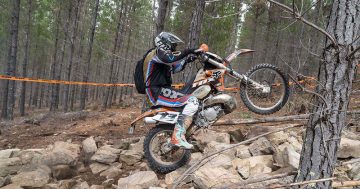 Huge field for enduro bike challenge at Kowen Forest
