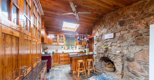 Lovely stone home on 12 acres with river frontage for sale two hours from Canberra