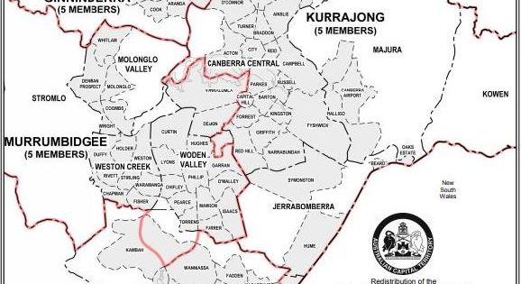 Labor set to object to redrawing of ACT electoral boundaries
