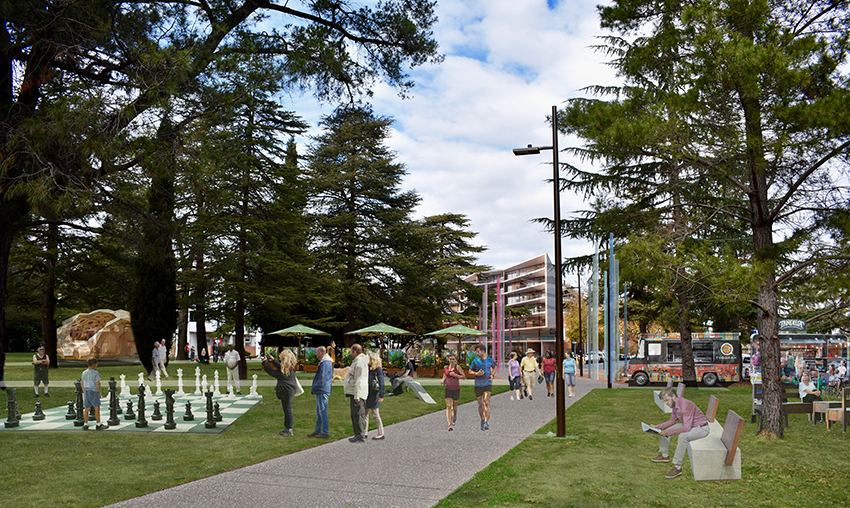 $1 million project to trial Haig Park makeover