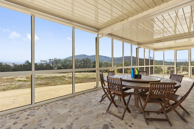 double-glazed windows