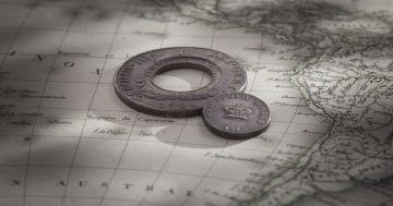 Holey moley: Australia's first minted coins go on display at the Mint