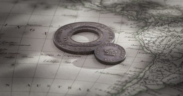 Holey moley: Australia's first minted coins go on display at the Mint