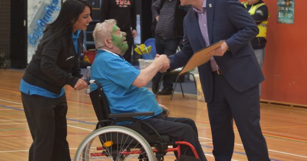Good sports of all ages give it a go at seniors' carnival