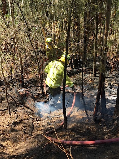 Bendora Dam fire