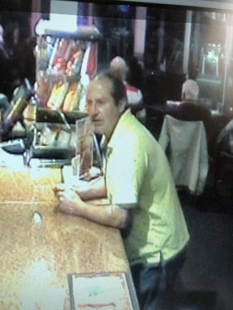 Recent CCTV footage of Mr Kleinert