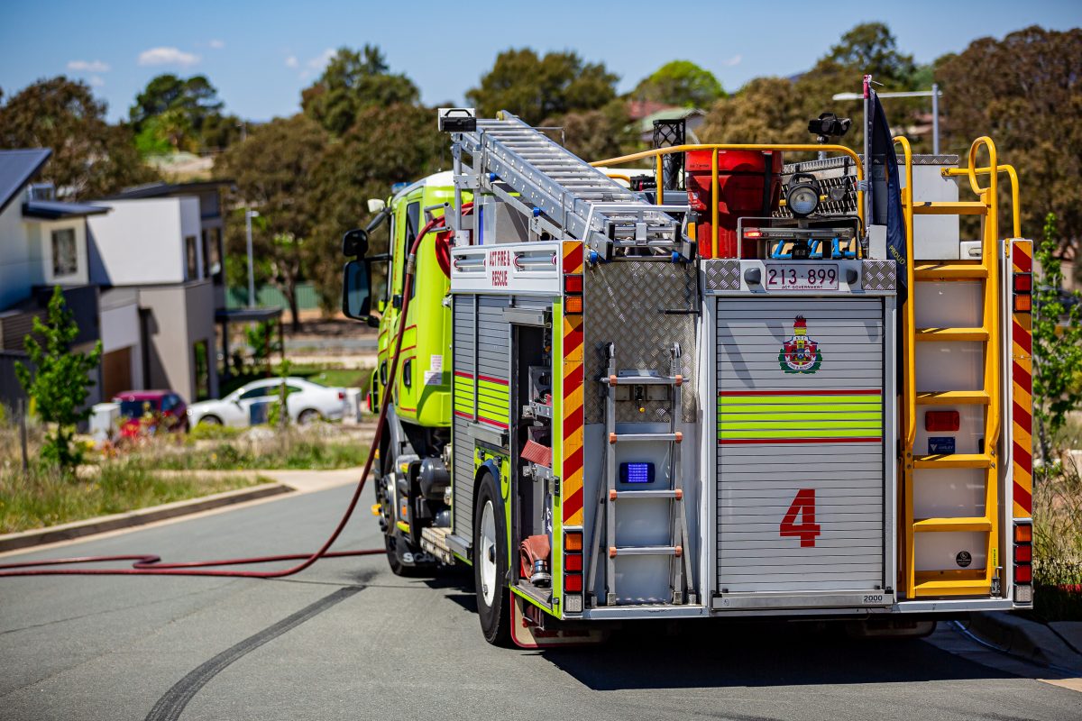 ACT Emergency Services Agency truck.