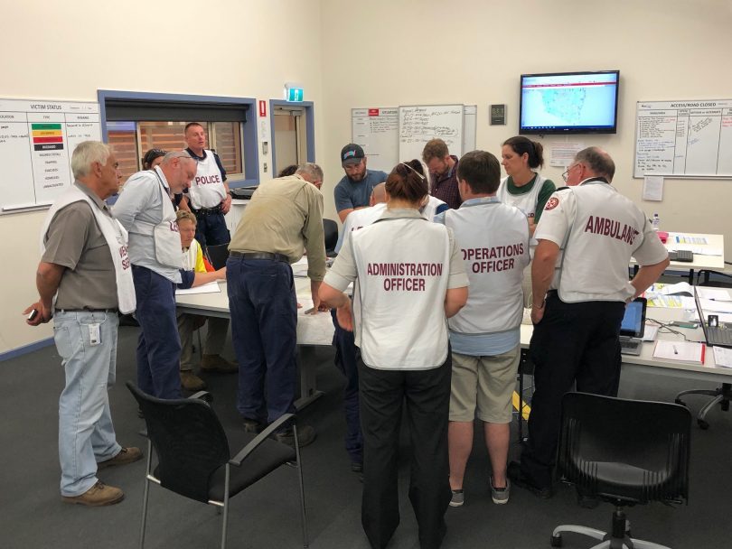 Bega Valley emergency staff