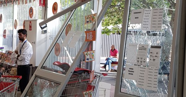 Criminal drives over 'motionless' woman, ram-raids a Coles during crime spree