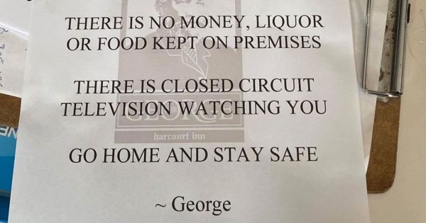Break-ins will not break The George's food van