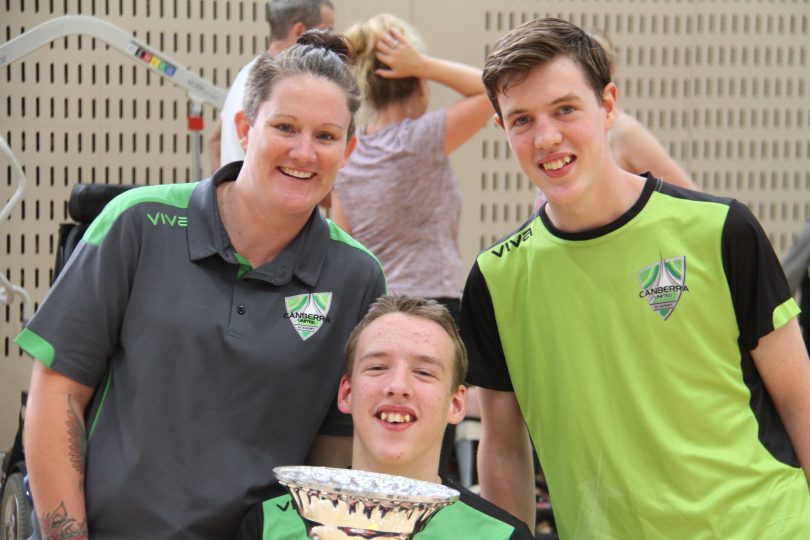 Kelly Stirton coached Capital Football’s Powerchair team