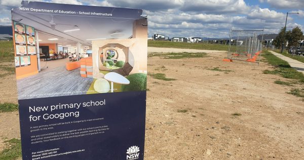 After a long delay, the NSW Govt promises Googong Primary will be ready in 2022