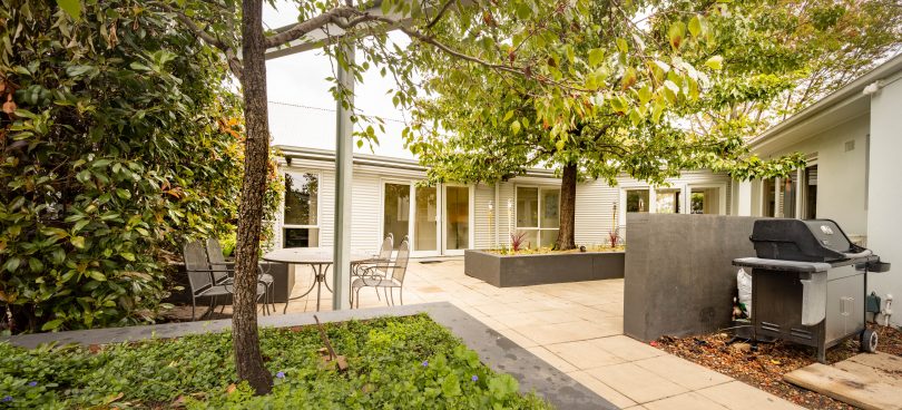 The home has an architecturally designed extension