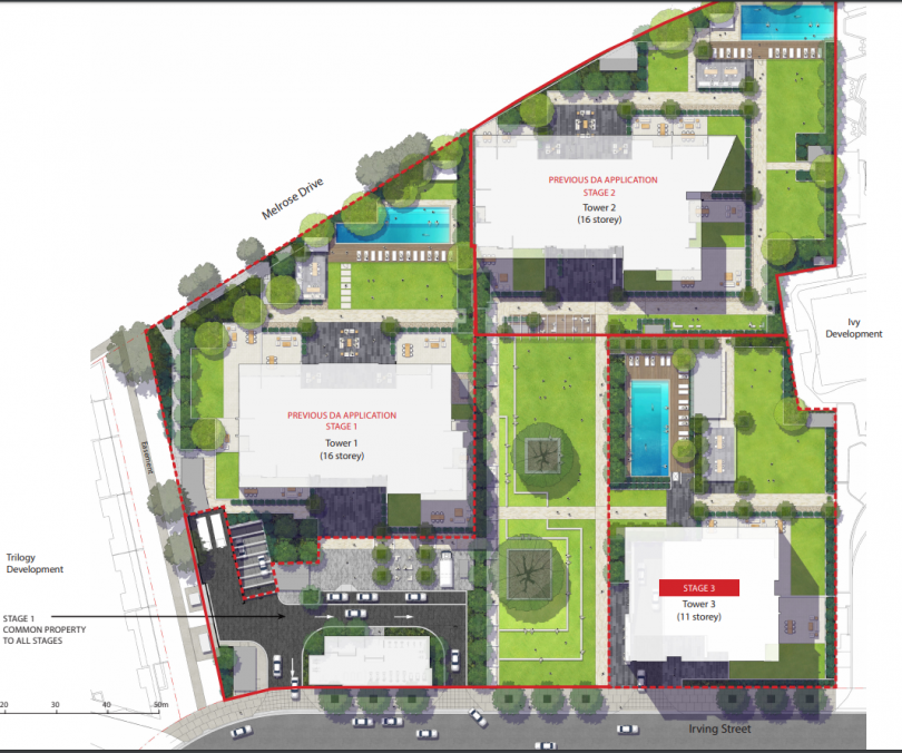 The concept masterplan