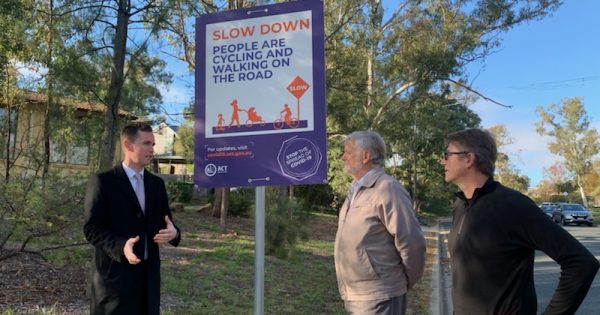 Safety signs remind drivers of suburbs' new buzz