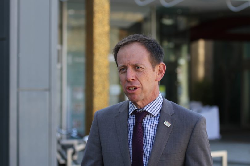 ACT Mental Health Minister Shane Rattenbury
