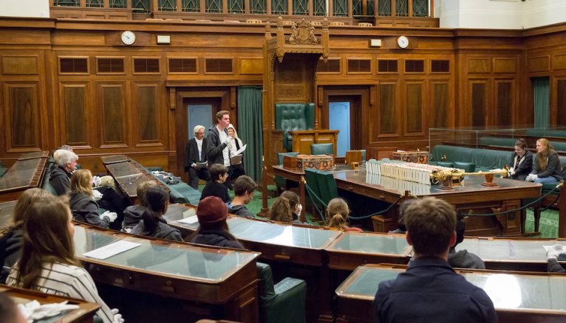 Students visiting Old Parliament House