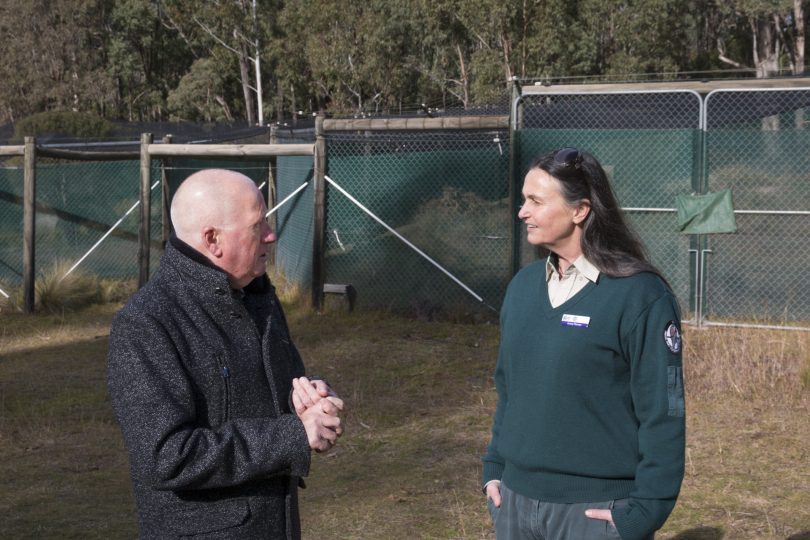 Minister Mick Gentleman and Dr Jenny Pierson