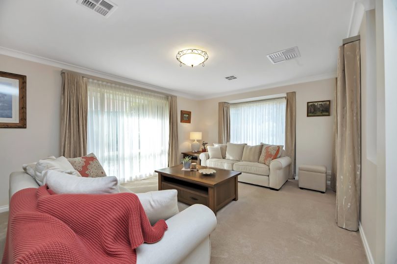The formal living area