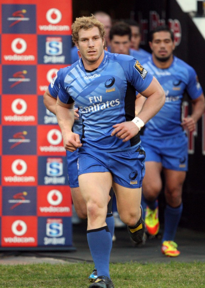 David Pocock has been named as an ambassador for Andrew “Twiggy” Forrest’s, Grassroots to Elite Pathways Rugby Program, in Western Australia. Photo: Steve Haag / Gallo Images/Getty Images. Supplied with permission from Western Force.Durban, South Africa. Photo: Steve Haag / Gallo Images/Getty Images. Supplied with permission from Western Force.