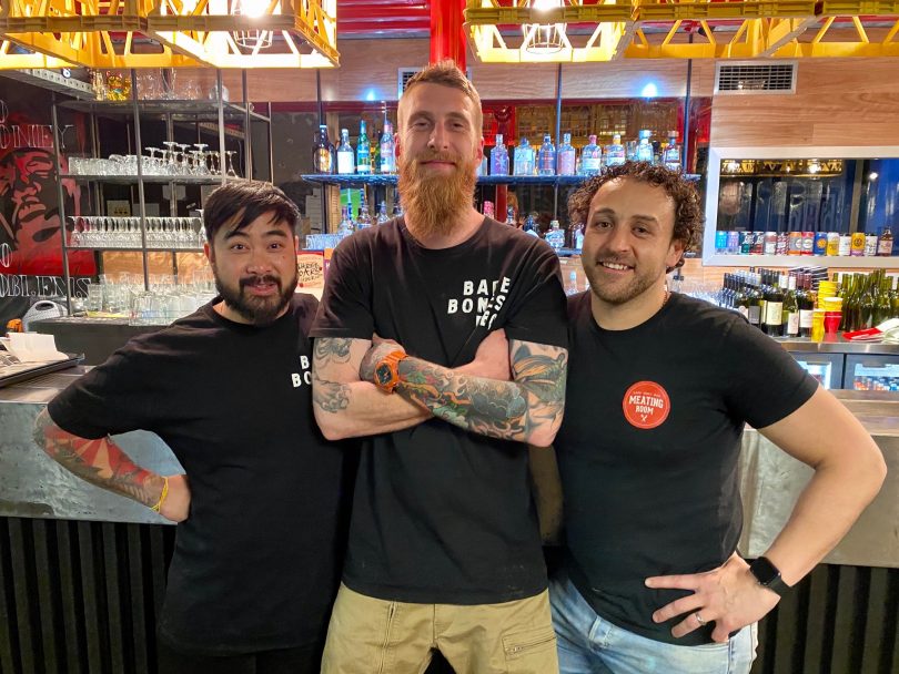 Phillip Sacksady, Hamish Walker and Robii Khalil